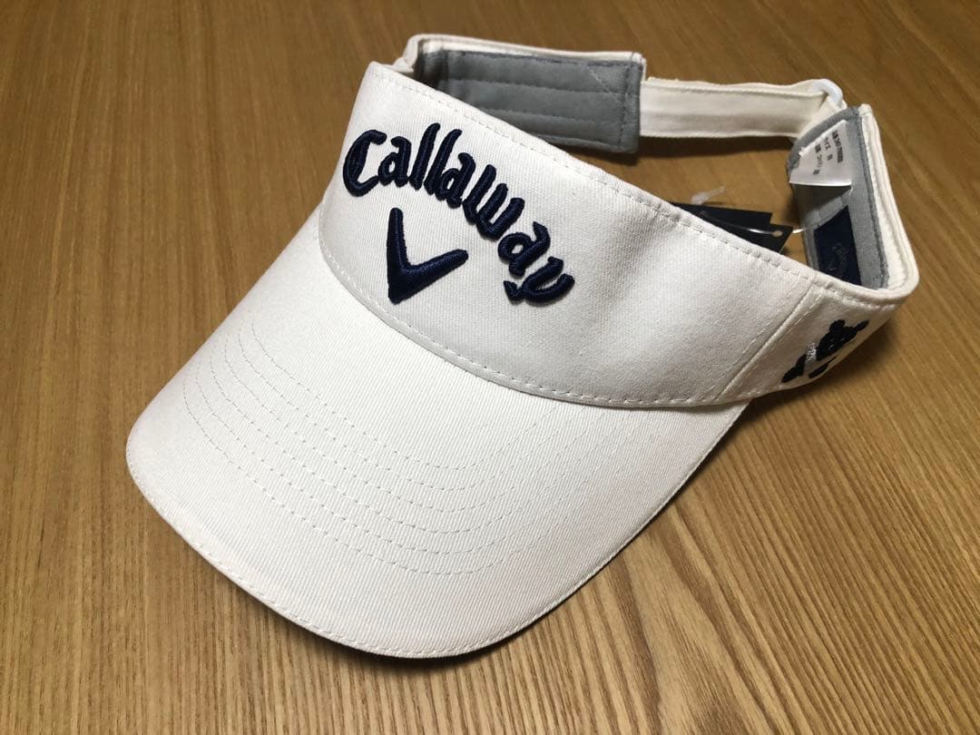 新品　未使用　キャロウェイ サンバイザー ホワイト ベア Callaway