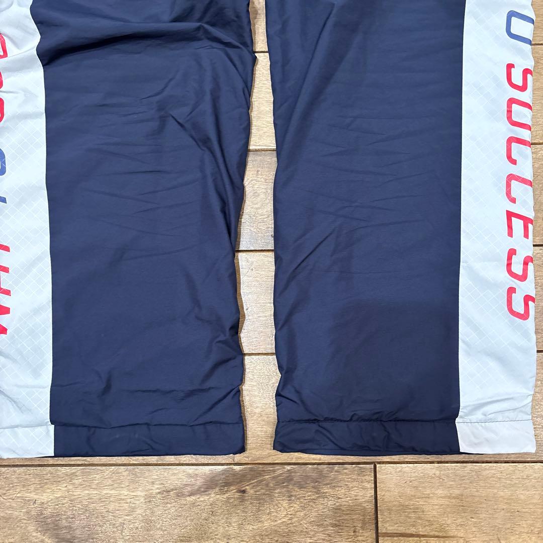 【美品】アシックス A77 ピステ上下 ウィンドブレーカー 中綿 裏起毛 L