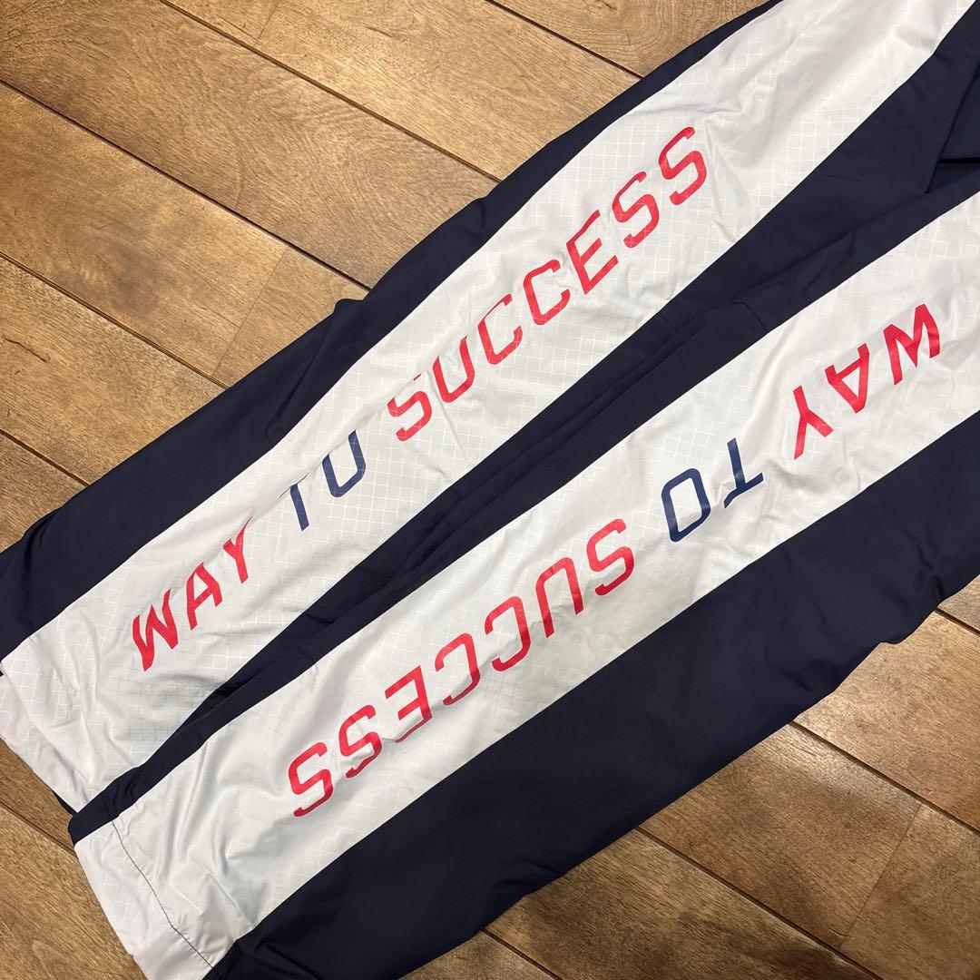 【美品】アシックス A77 ピステ上下 ウィンドブレーカー 中綿 裏起毛 L