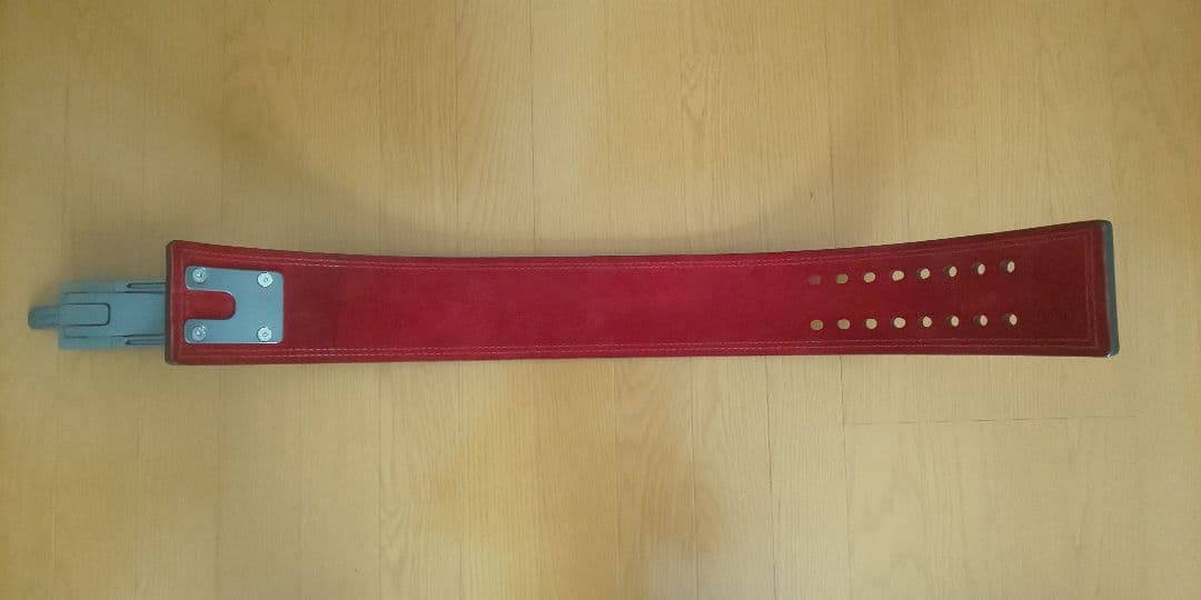 【美品】SBDパワーリフティングベルト 黒/赤 Sサイズ 13mm厚