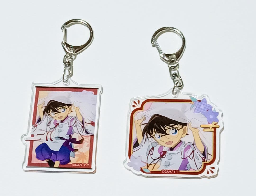 名探偵コナン 秋の華和装 江戸川コナン 18点セット スパークル缶バッジ含む