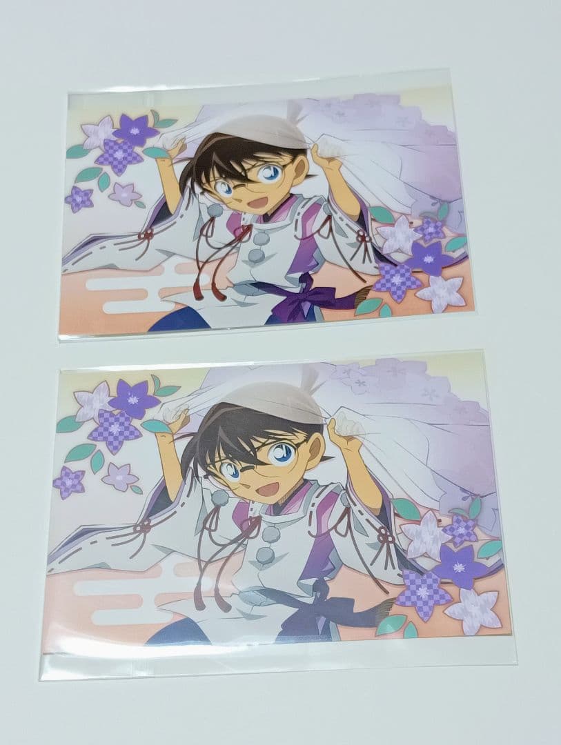 名探偵コナン 秋の華和装 江戸川コナン 18点セット スパークル缶バッジ含む