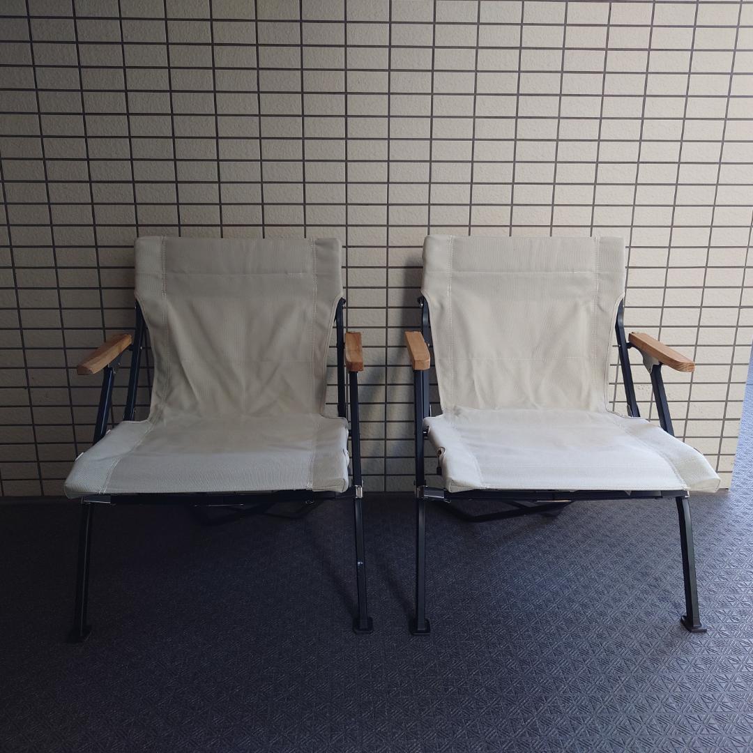 ス*ル様  peak ローチェア ショート アイボリー 2脚セット