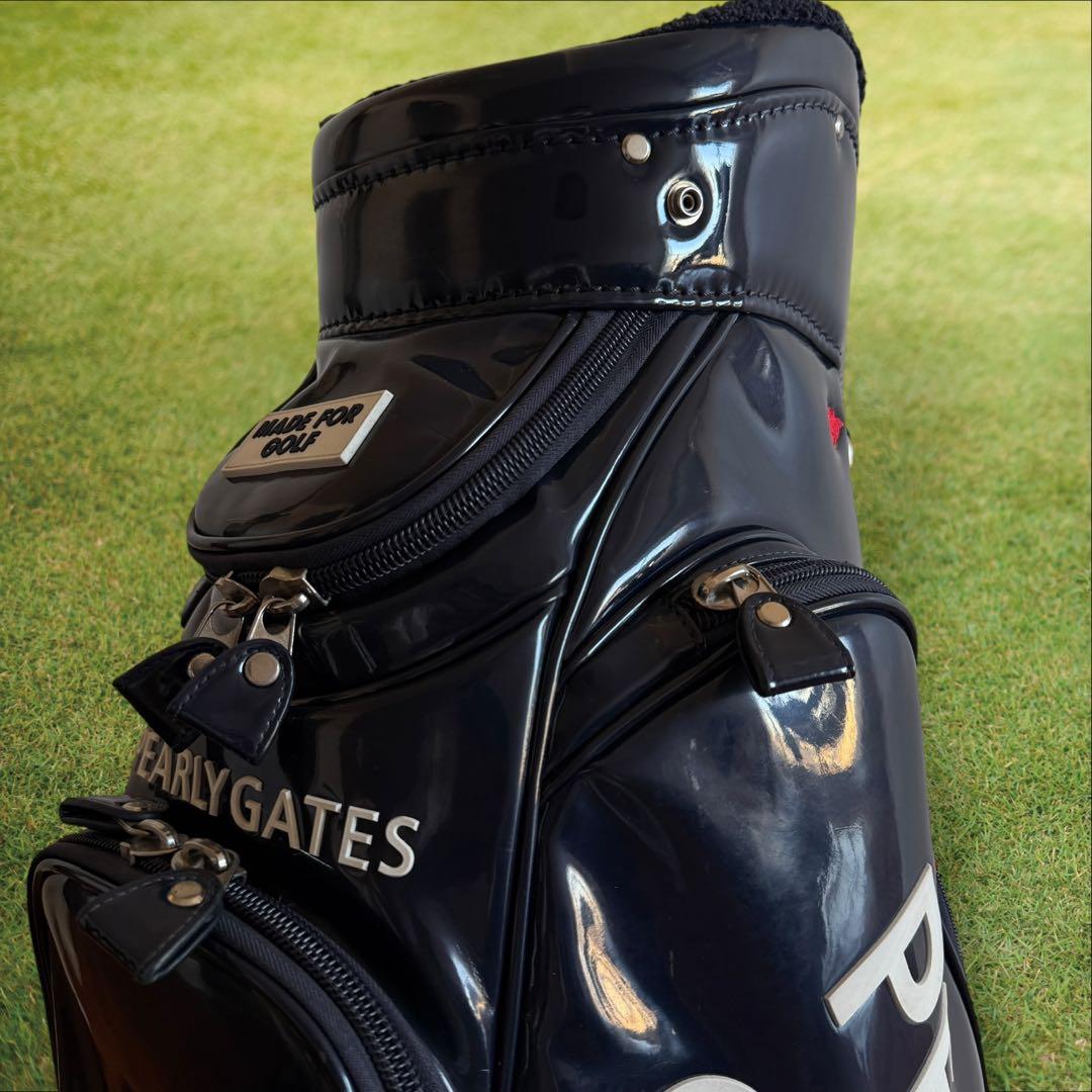 パーリーゲイツ　キャディバッグ　トーナメントモデル　紺　ネイビー　9.5型