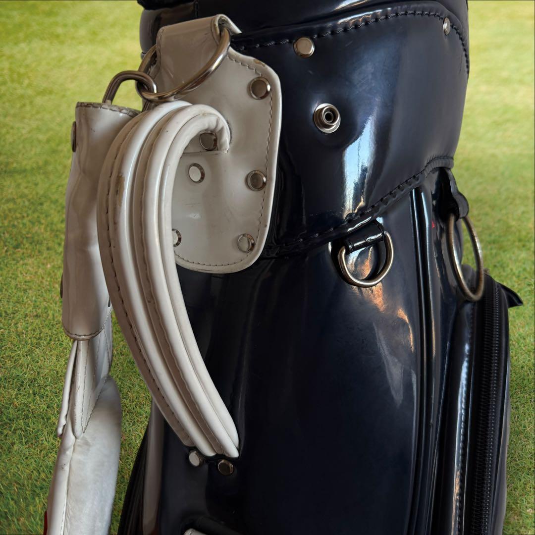 パーリーゲイツ　キャディバッグ　トーナメントモデル　紺　ネイビー　9.5型