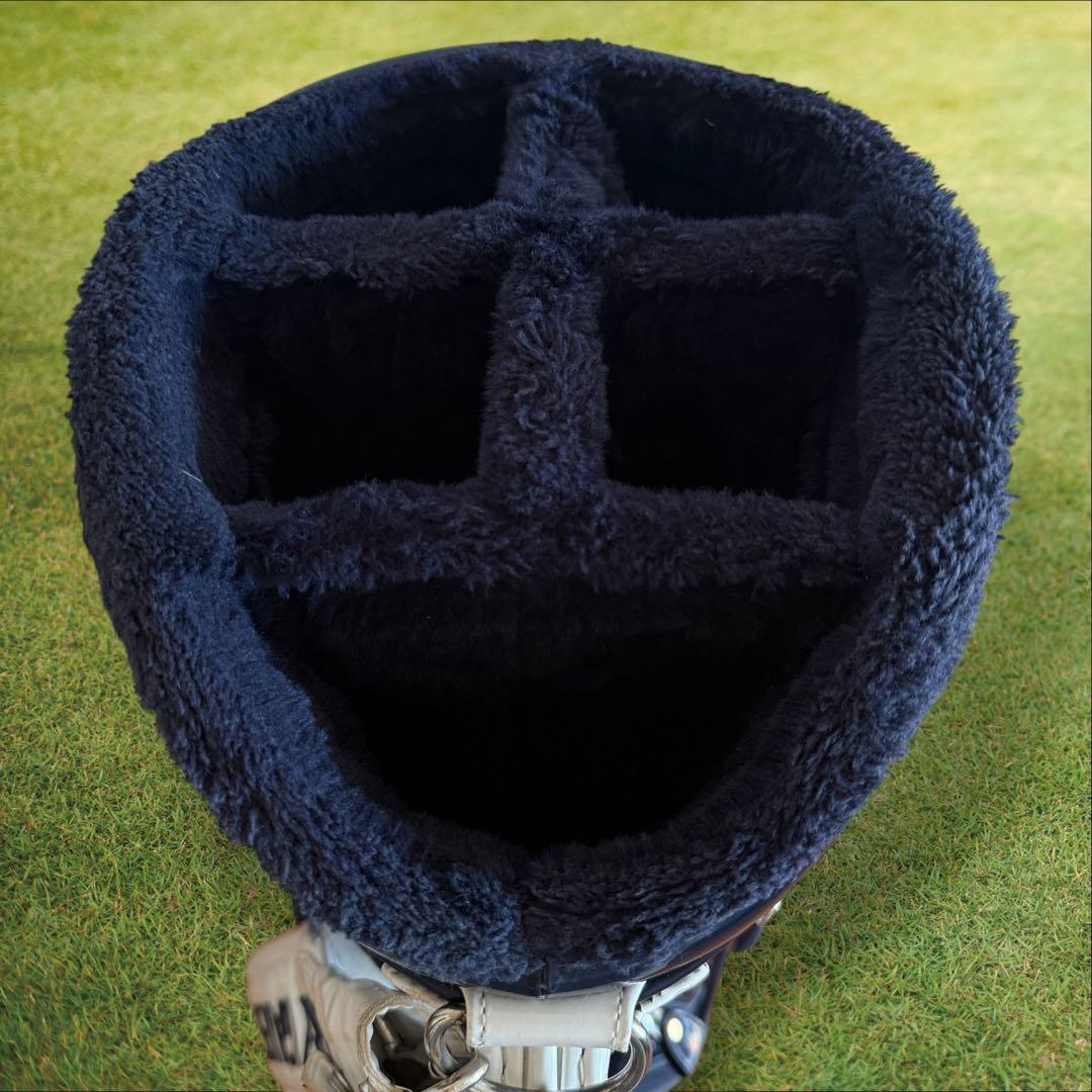 パーリーゲイツ　キャディバッグ　トーナメントモデル　紺　ネイビー　9.5型