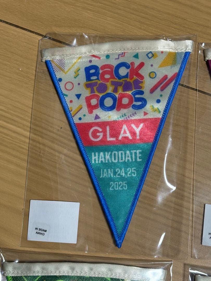 GLAY BTTP 会場限定　ガーランドバッジ　コンプリートセット