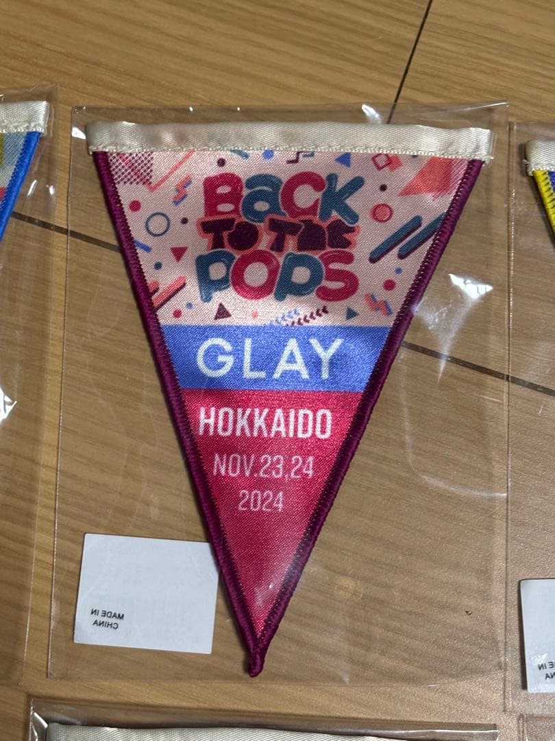 GLAY BTTP 会場限定　ガーランドバッジ　コンプリートセット