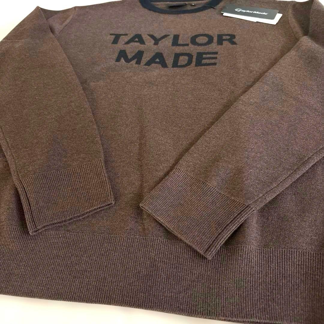 【新品未使用】テーラーメイド ニット ロゴ セーター L 秋 冬