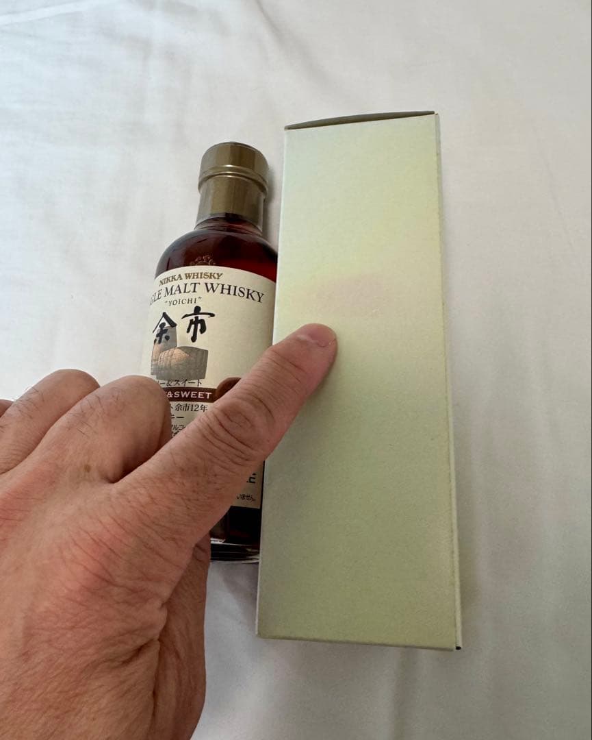 新品未開封　シングルモルト余市12年 シェリー＆スイート 180ml