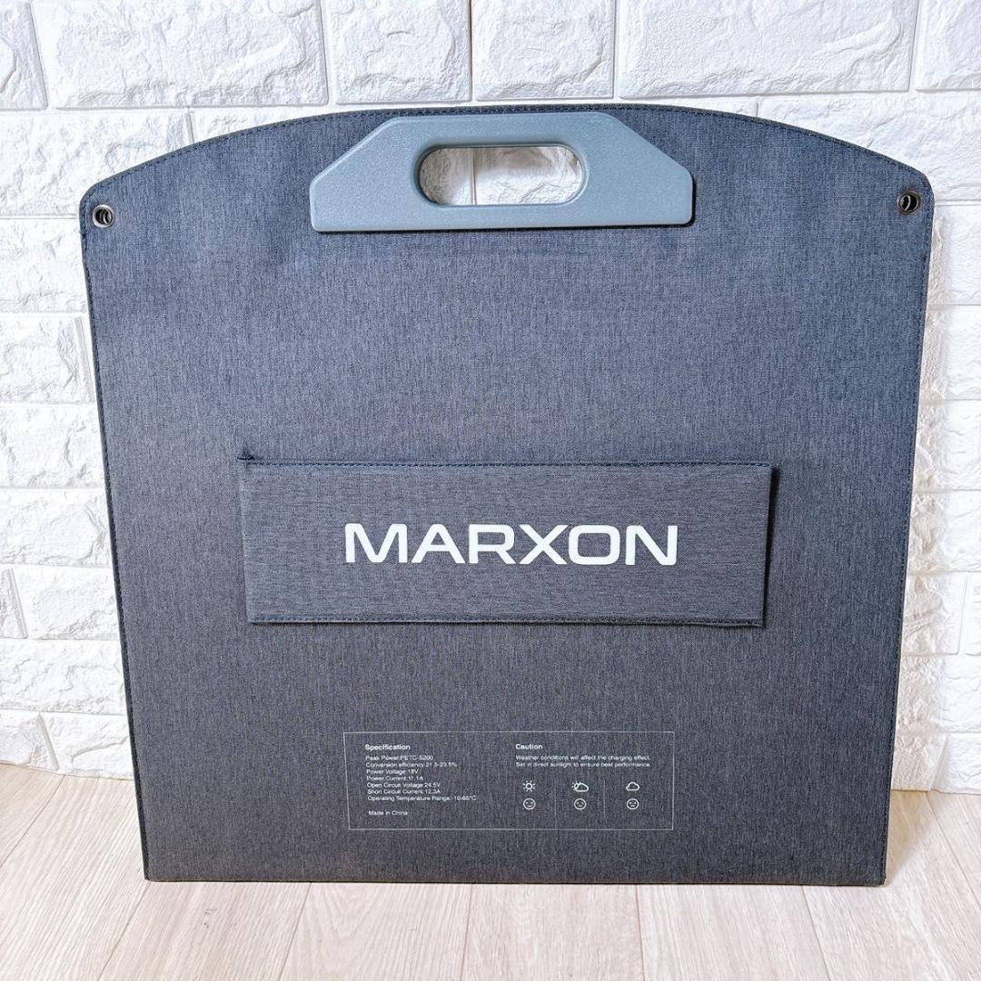 MARXON ソーラーパネル 200W 防水 折りたたみ式 薄型 防災アウトドア