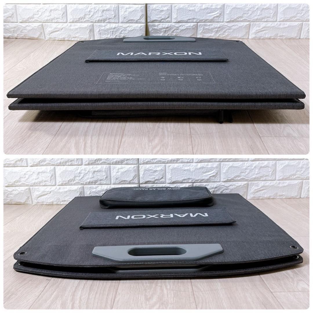 MARXON ソーラーパネル 200W 防水 折りたたみ式 薄型 防災アウトドア