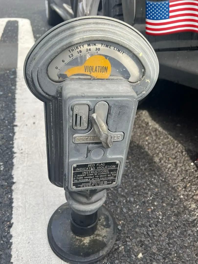 アメリカNYレトロ Duncan Meter 式駐車メーター