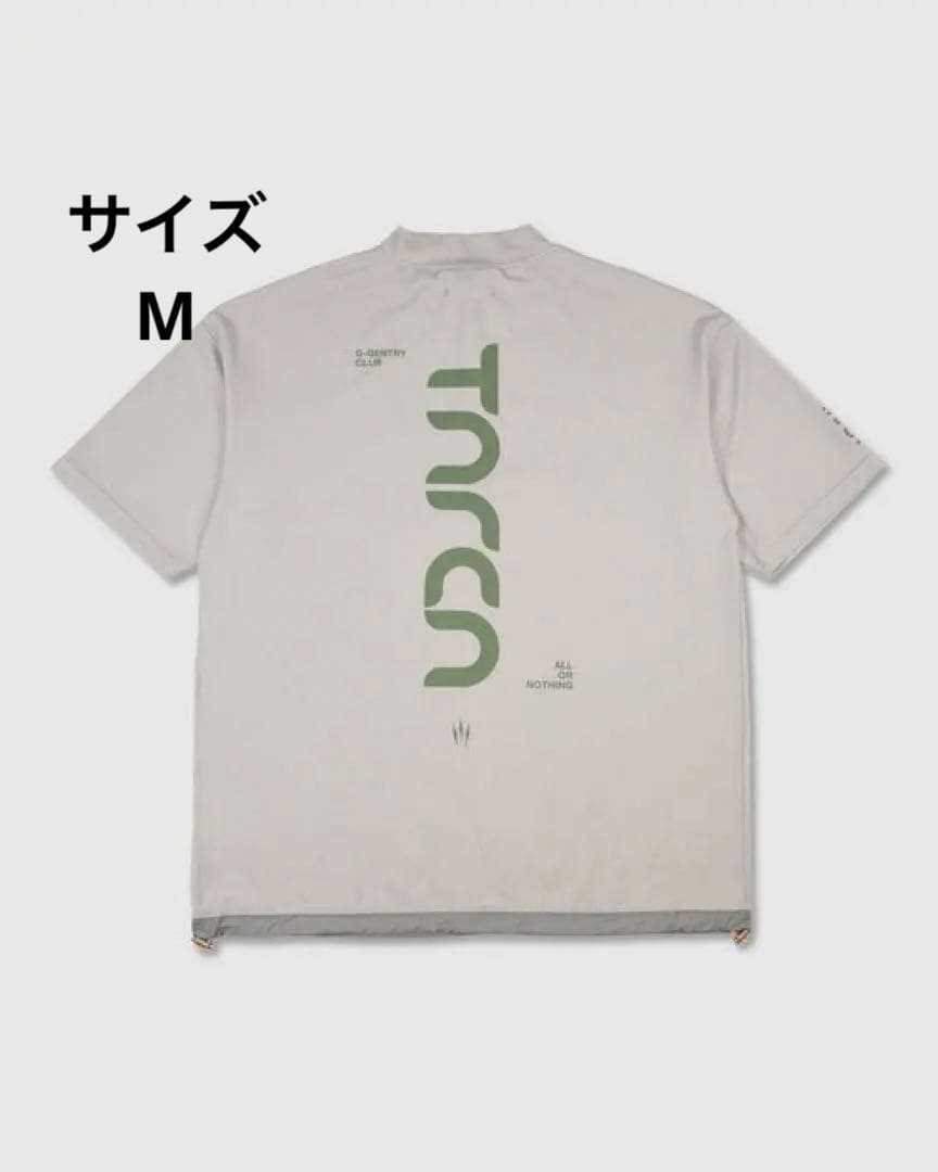TNRCN HALF-ZIP TEE RUFFLOG サイズM