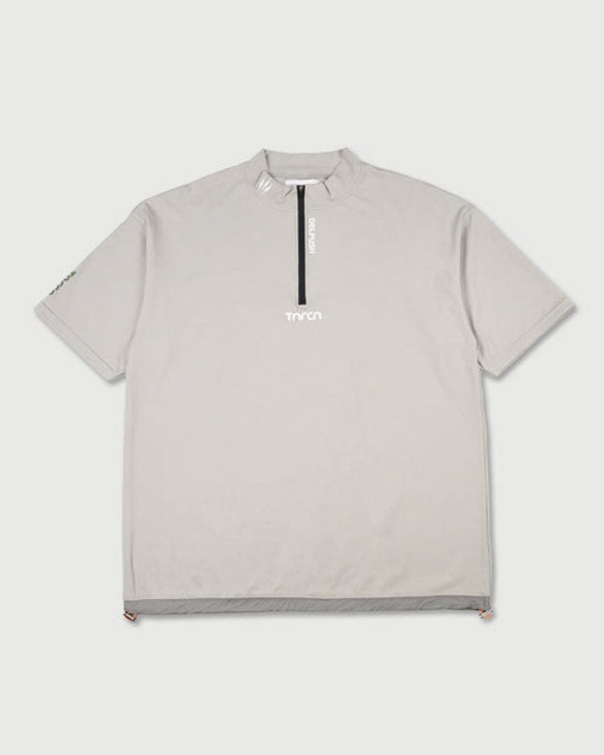 TNRCN HALF-ZIP TEE RUFFLOG サイズM