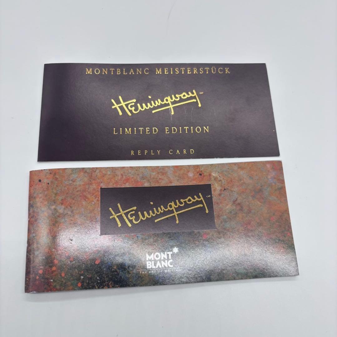 chippMontblanc ボールペン ヘミングウェイ 1992年限定