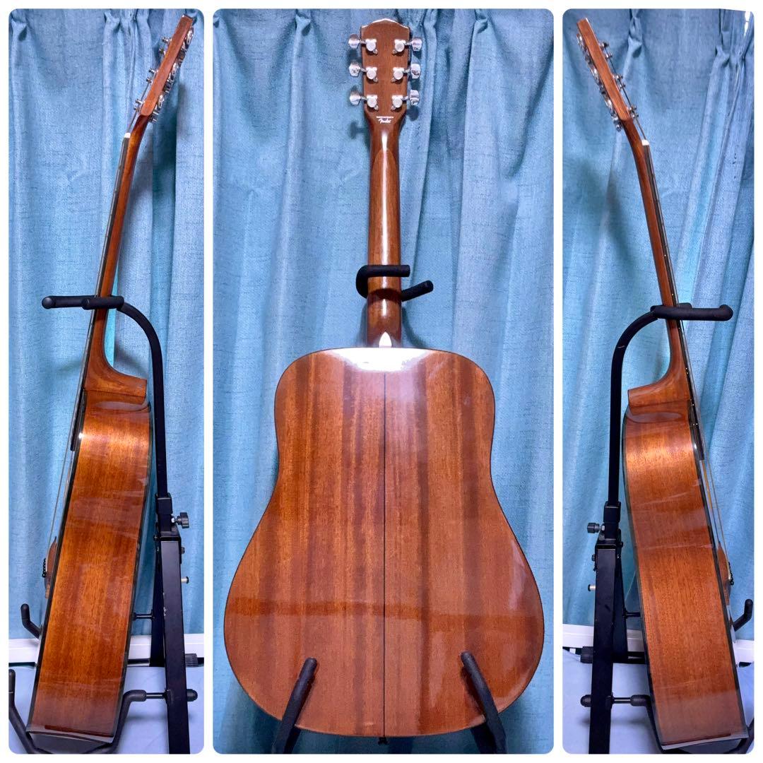 【牛骨】Fender★DG-8S！アコギ！【弾き易く調整☆新品の弦】