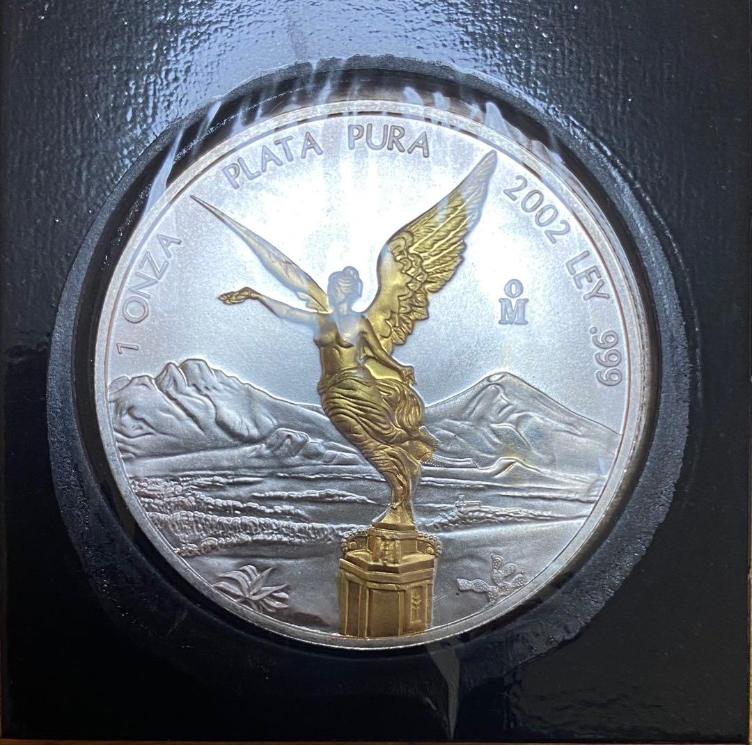 2002年 1オンス 銀貨 天使像　メキシコ
