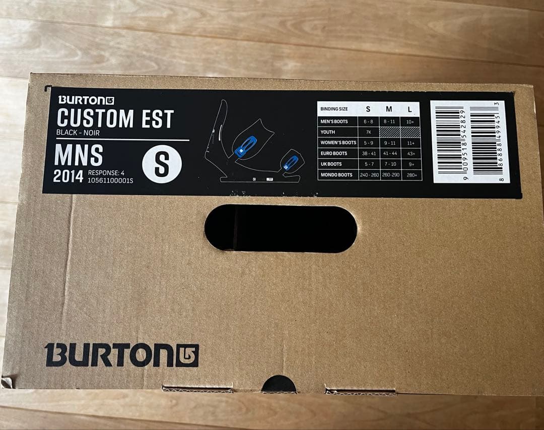 Burton Custom EST Black S size ほぼ未使用