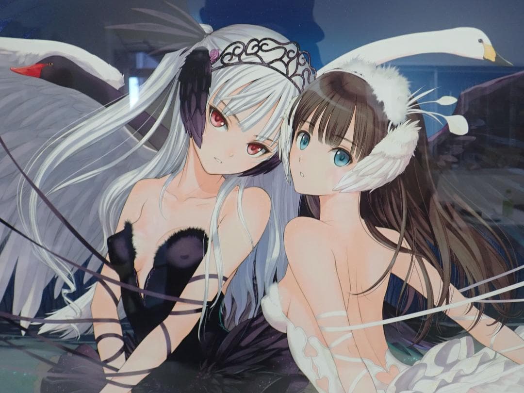 ㉘新品・保証書付 Tony　「白と黒のオデット」ミクスドメディア アールビバン