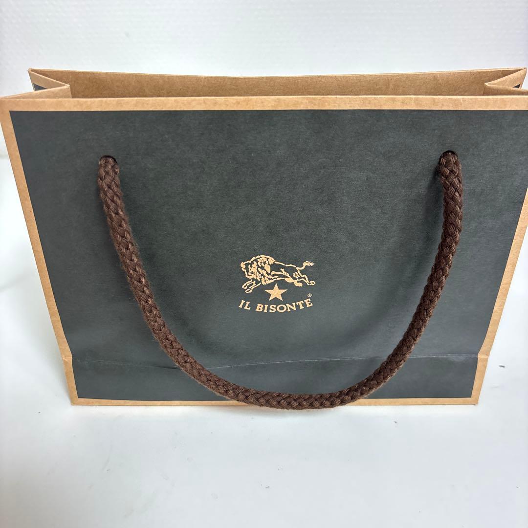 IL BISONTE イルビゾンテ 牛革 筆箱 ペンケース 黒 新品未使用