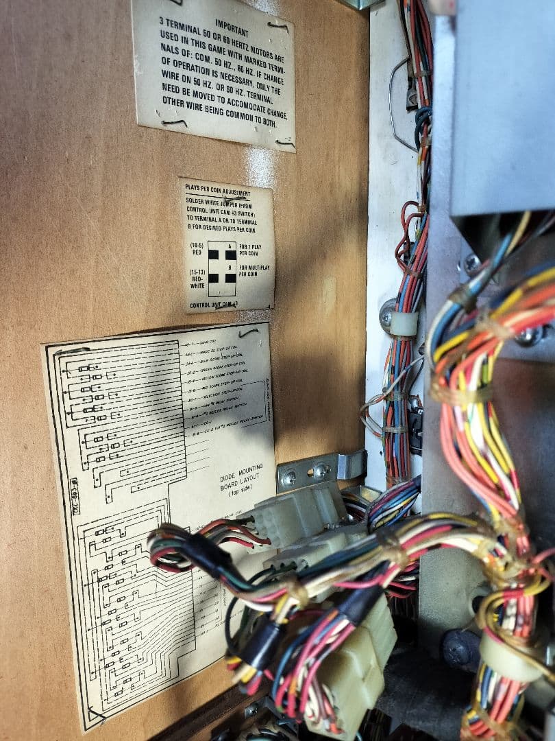 Bally BONANZA ビンゴゲーム ピンボール　ヘッドのみ 部品多数 照明