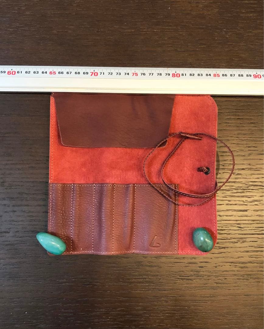 ★デッドストックラスト1品★土屋鞄　オイルヌメロールペンケース　限定色　ボルドー