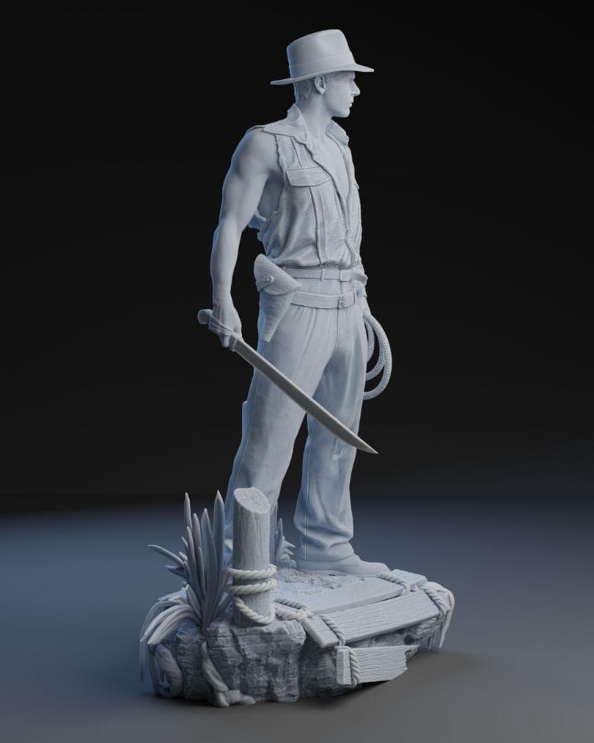 1/6　未塗装 未組立　フィギュア　ガレージキット　INDIANA JONES