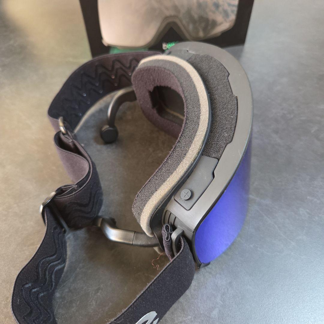 ICEBRKR ゴーグル (ブルーレンズ) 交換レンズ付き(レッド)