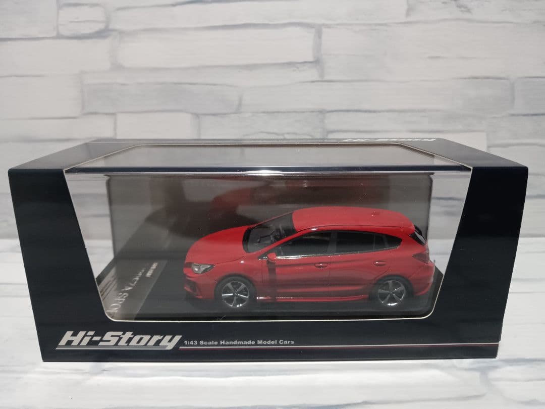 noa　1/43 スバル　インプレッサスポーツ　2.0i　ミニカー　レッド