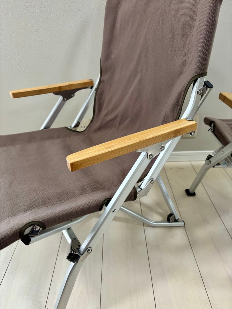  peak【Limted ITEM】ローチェア30 グレー 2脚セット②