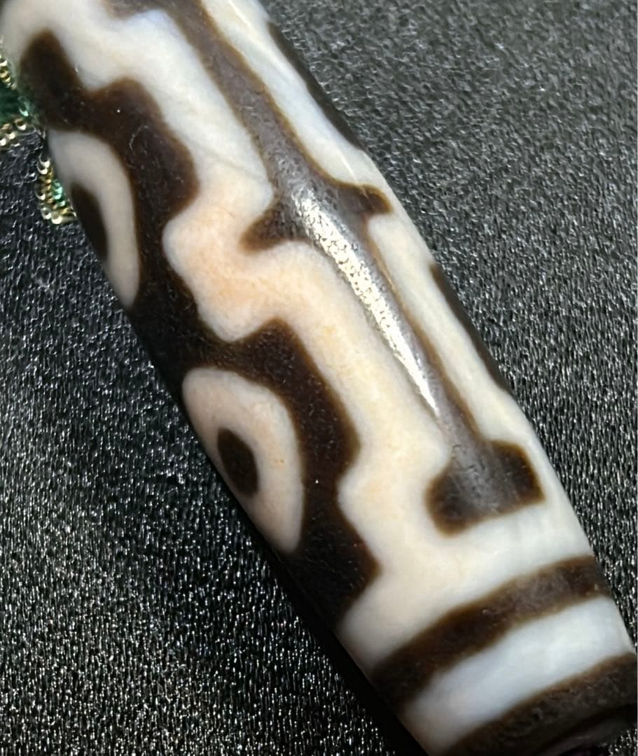 四眼天珠　ハンドメイド品／送料込　匿名発送／チベット　天珠　お守り