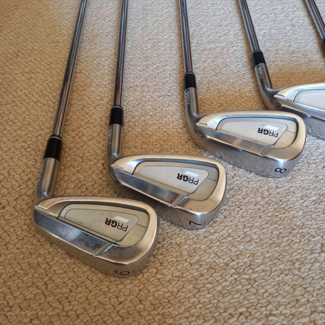 プロギア　PRGR 02アイアン　5本セット(フレックスSR　スチールシャフト)