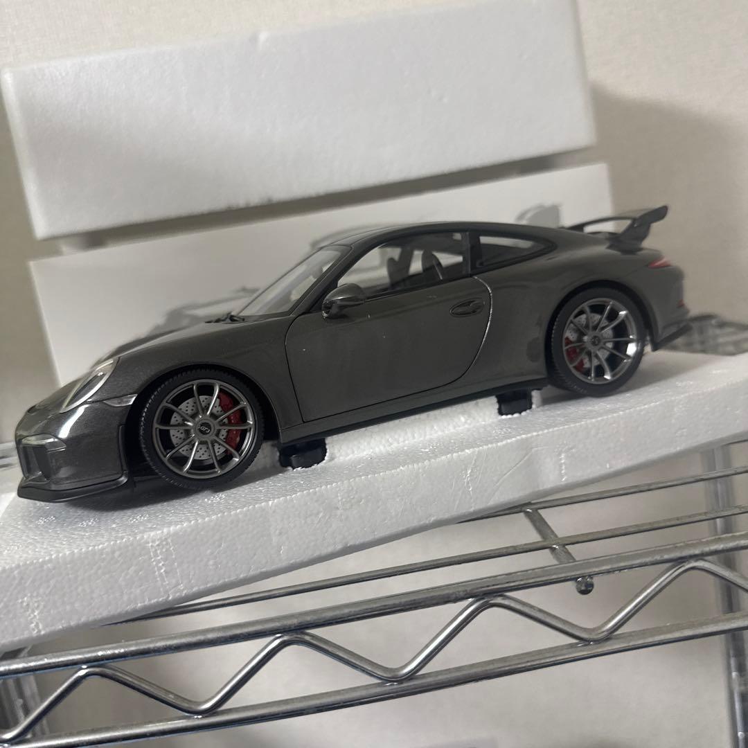 絶版　希少　1/18 ミニチャンプス　ポルシェ 911 GT3 グレー