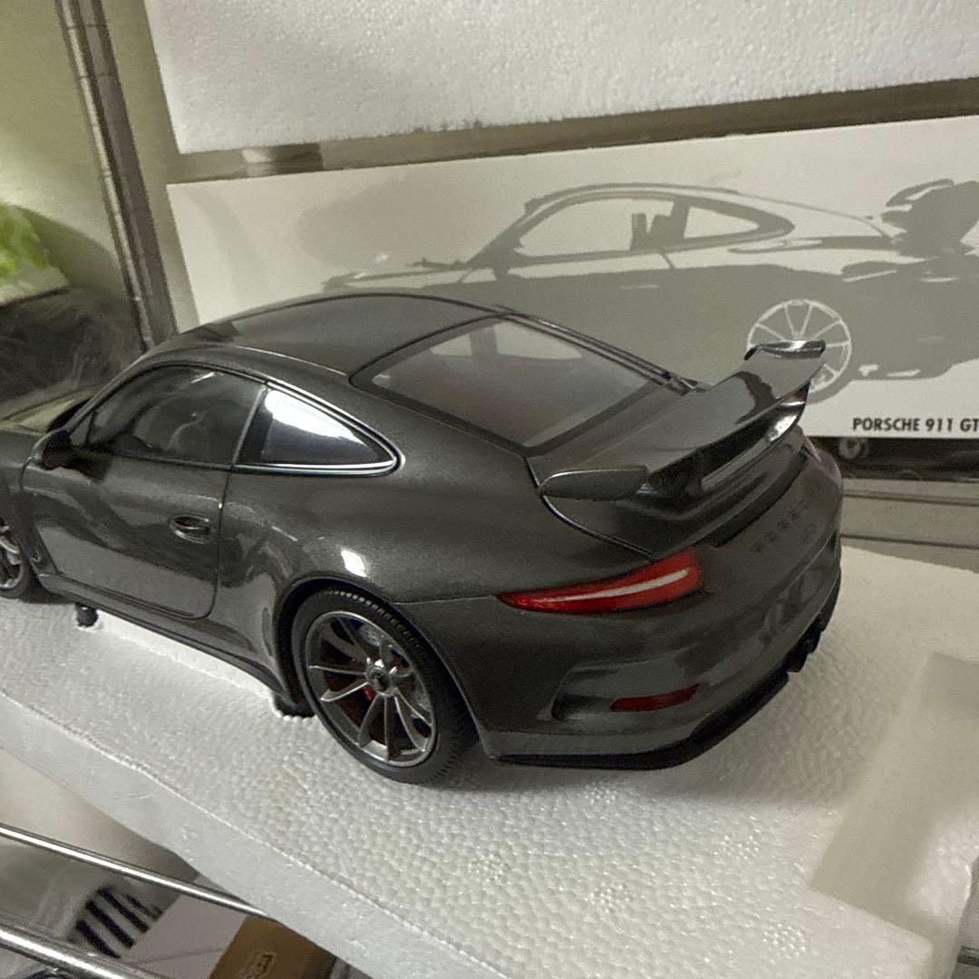 絶版　希少　1/18 ミニチャンプス　ポルシェ 911 GT3 グレー