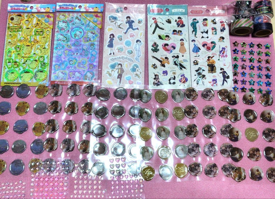 【300枚以上セット】ウォーターシール ボンボンドロップシールスヌーピーサンリオ