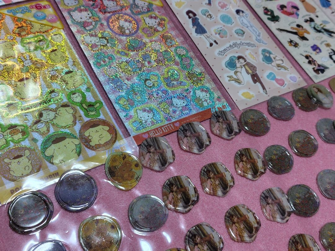 【300枚以上セット】ウォーターシール ボンボンドロップシールスヌーピーサンリオ