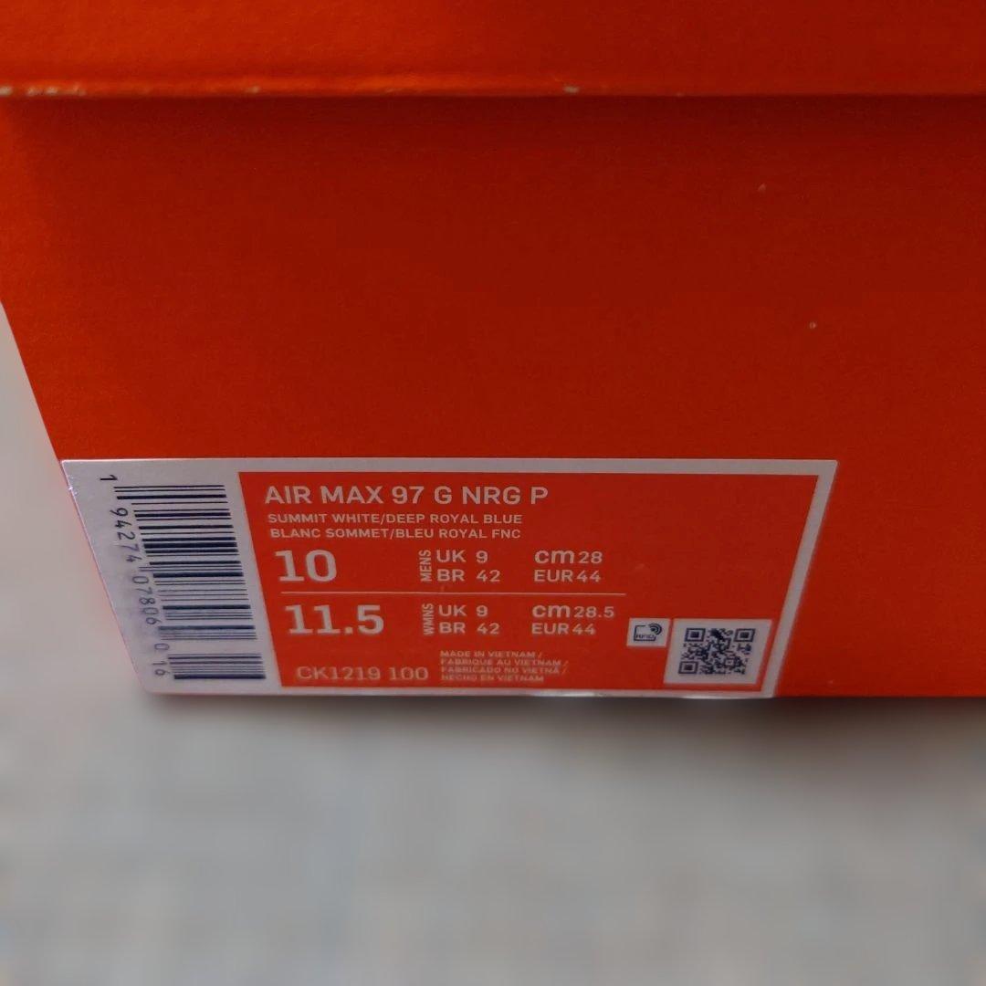 ナイキ エアマックス97 ゴルフシューズ　28.0