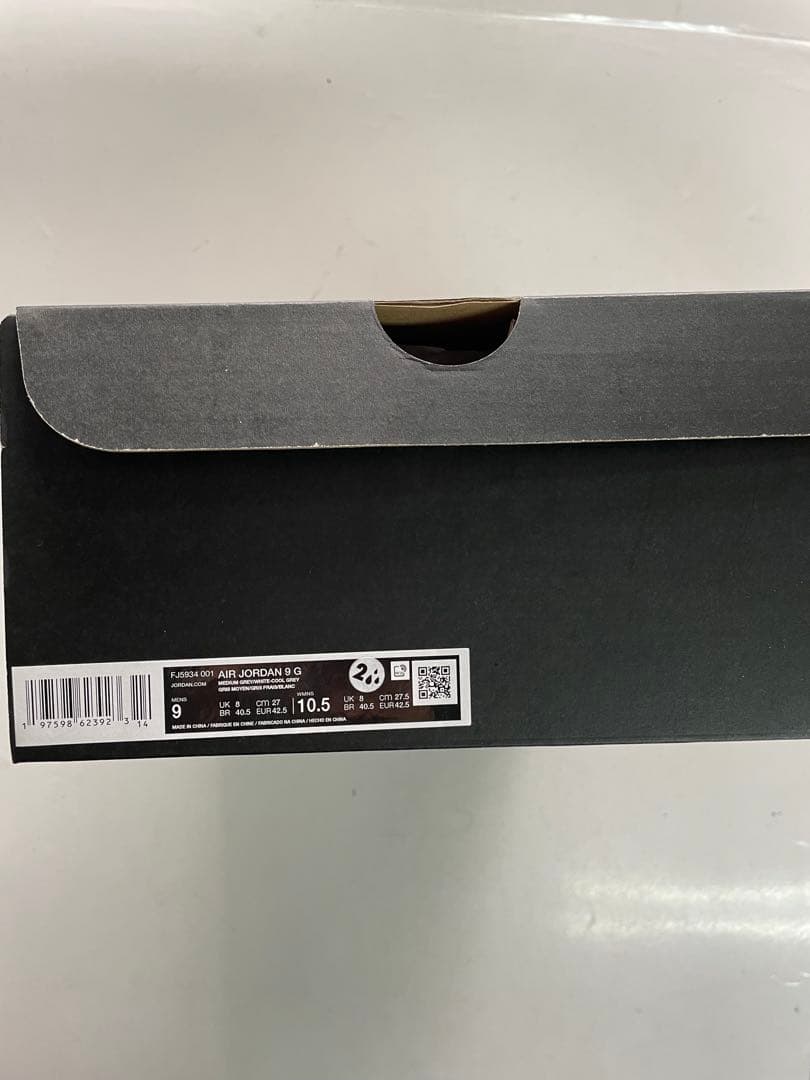 【697】NIKE AIR JORDAN 9 Golf Cool Grey 新品