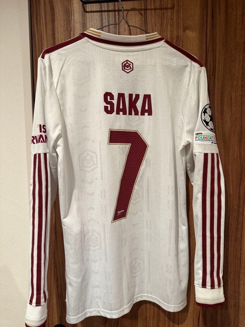 s*u様 アーセナル 25/26 サード 長袖 ユニフォーム サカ SAKA