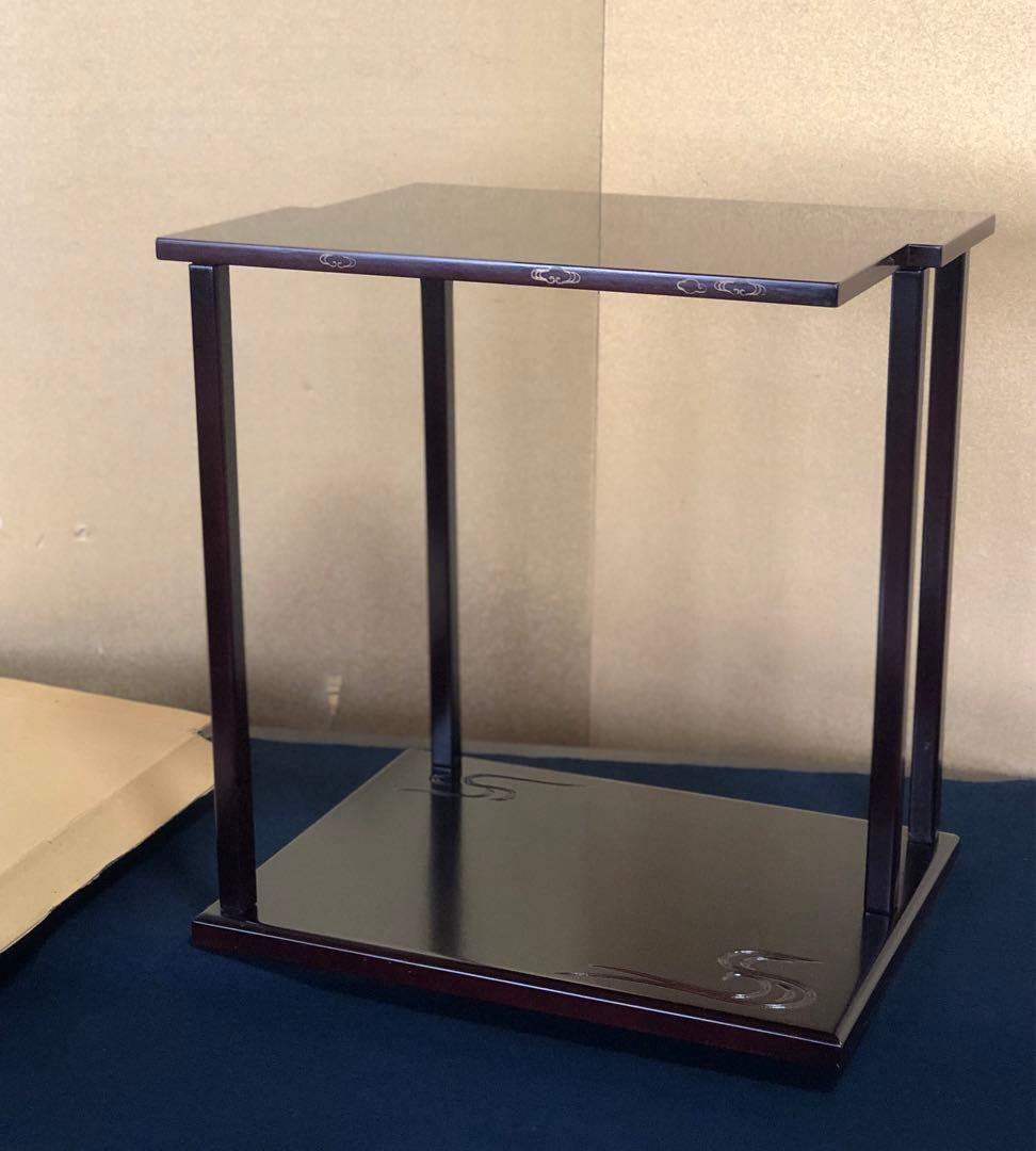 《レ》茶道具 溜塗 山雲棚 組立式 元箱　251111う6