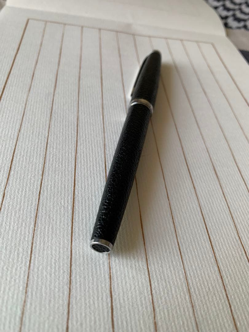 プラチナ PT Alloyペン先 革巻き万年筆