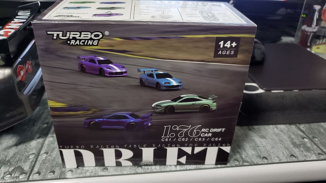 Turbo Racing 1/76 C61 ジャイロ・LED搭載ドリフトRC