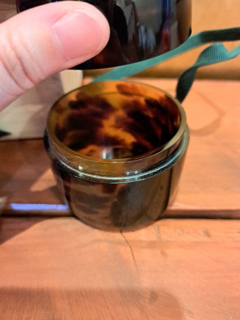 本鼈甲　棗なつめ　 箱付 　茶道具　べっ甲　 茶筒　茶器　定価65万円