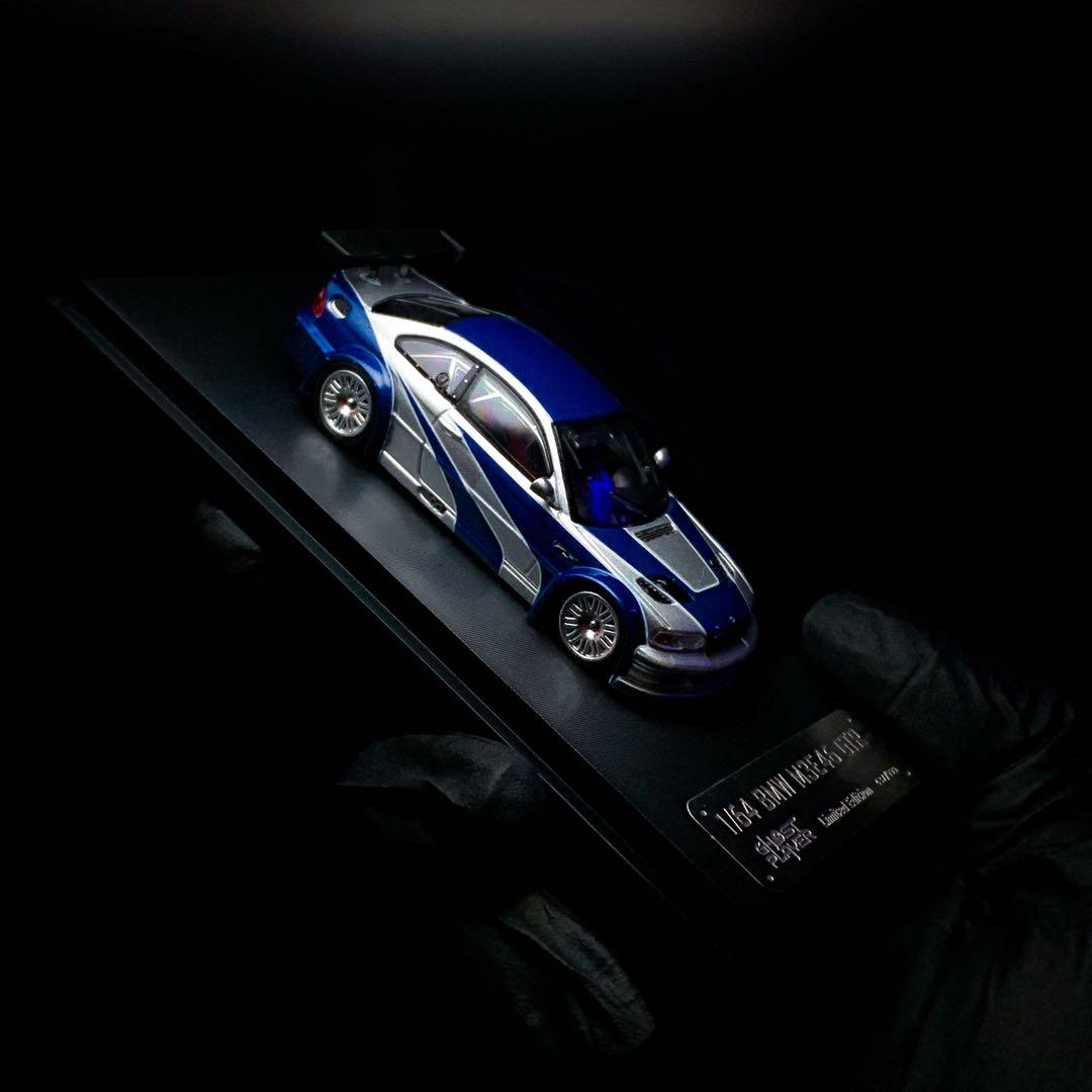 ミニカー 1/64 Ghost Player  M3 E46 GTR