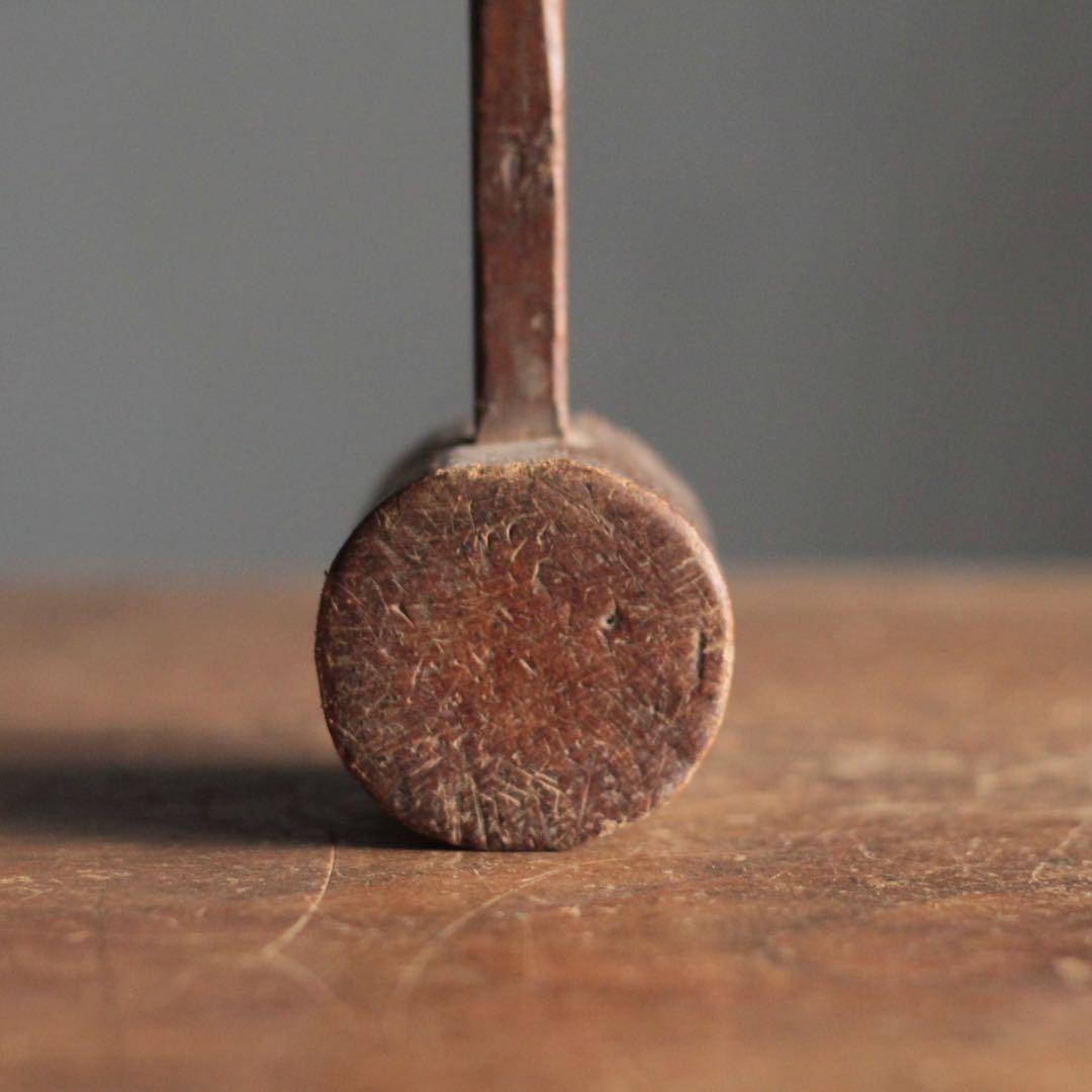 古い 佳き木肌 木鎚 古道具 アンティーク オブジェ