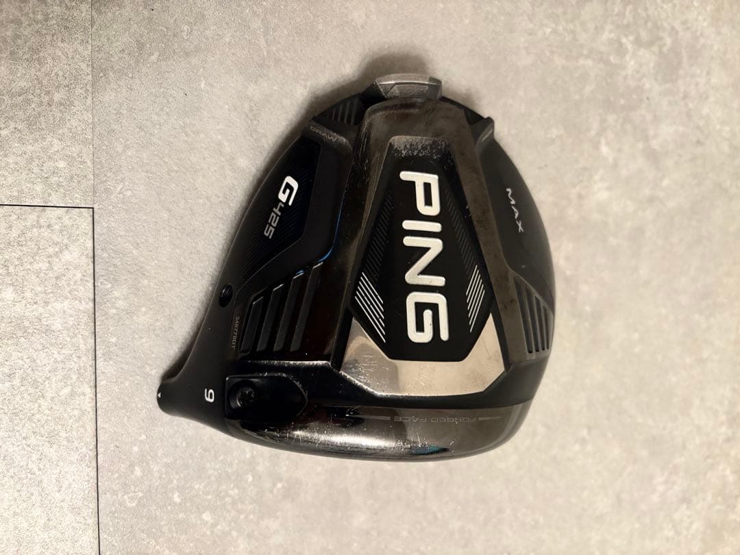 名器 PING G425 MAX 9.0度 ドライバー ヘッドのみ
