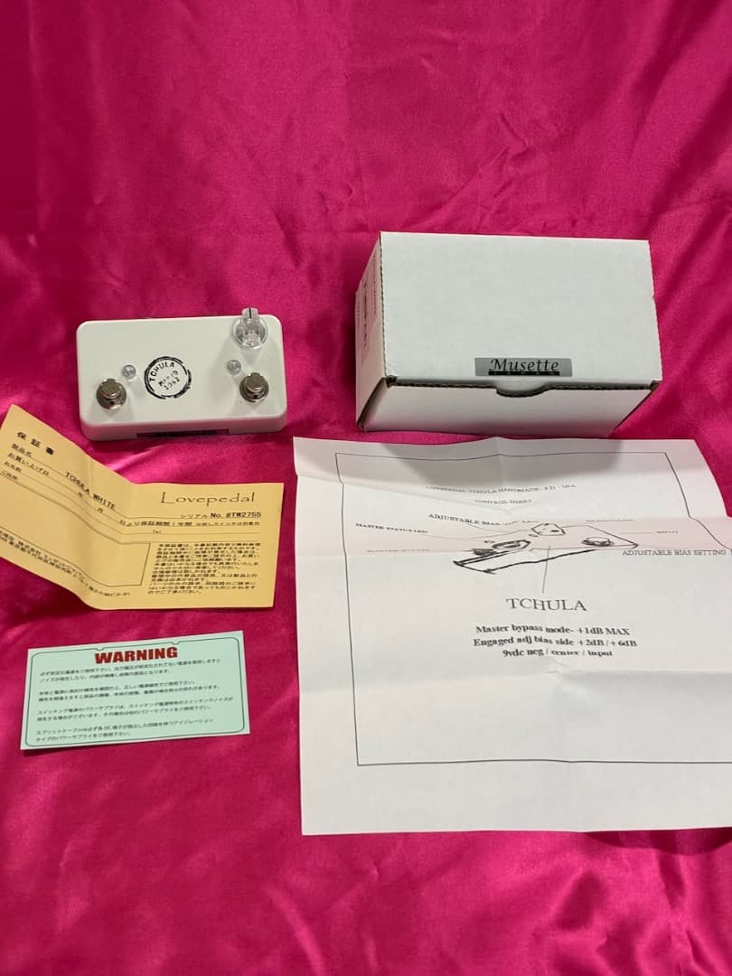 （美品：元箱付）Lovepedal TCHULA ギターエフェクター ホワイト