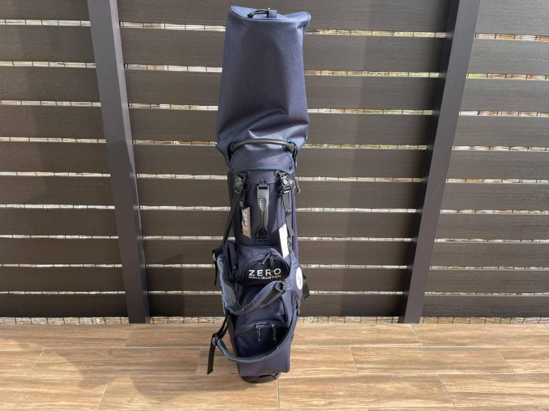 新品 ゼロハリバートン スタンド式 キャディバッグ ZHG-CB1D ネイビー
