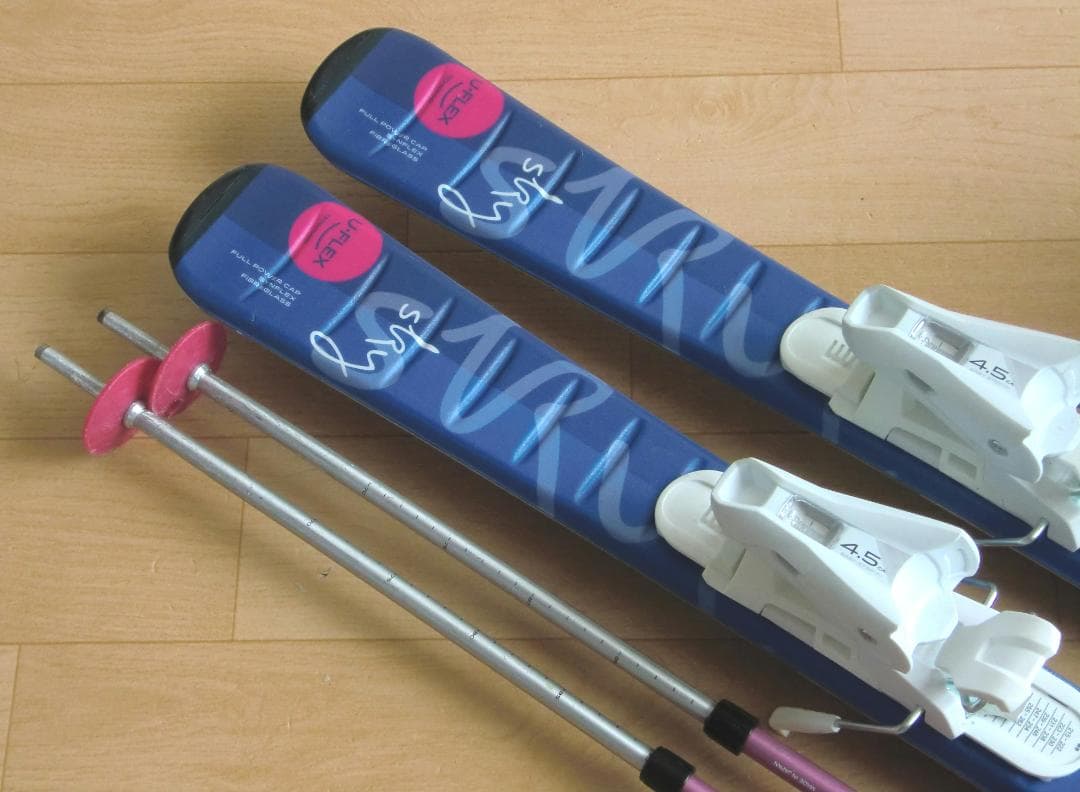 ■■送料無料■ELAN■子供用スキーフルセット■板120靴22■WAX済■■